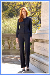 Bluesuits Tropical Wool Stretch Round Neck Short Jacket and Fly Front Pants