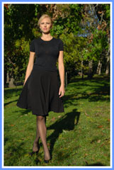 Bluesuits Chort Gored Skirt