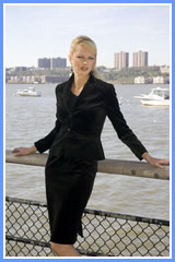Bluesuits Velvet Tab Jacket and Slim Skirt