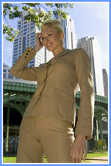 Bluesuits Camel Tropical Wool Long Jacket