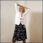 525 Amrica White Cotton Cardigan