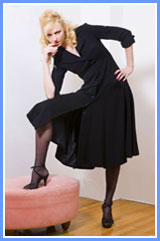 Bluesuits Black Long Coat Dress