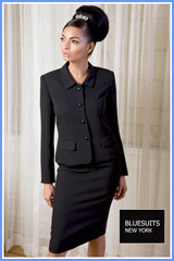 Bluesuits Natalie 4-Button Short Business Suit Jacket