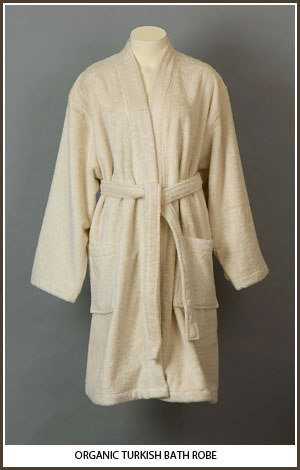 Organic Turkish Terry Robe