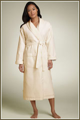Organic Turkish Cotton Waffle Weave Kimono Bath Robe