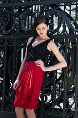 Bluesuits Red Wrap Skirt