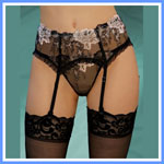 Lise Charmel Feminissime Black Garter Belt