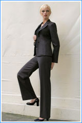 Bluesuits Tropical Wool Stretch Straight Leg Pants