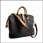 Bagagerie Black/Camel Breifcase
