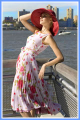 Bluesuits Handpleated Sunburst Pleated Dress
