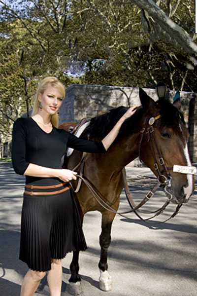 Bluesuits Black Sunburst Pleated Skirt