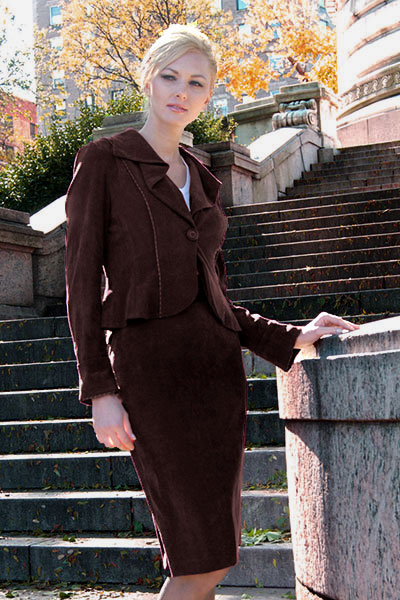Bluesuits Chocolate Barbara Jacket recommended for Tall Women