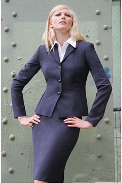 womens suit with boots