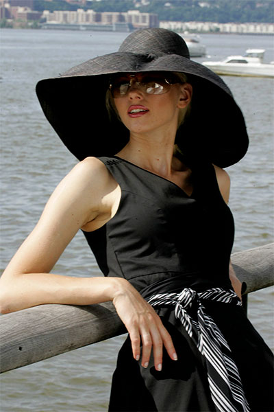 Bluesuits Black Straw Hat