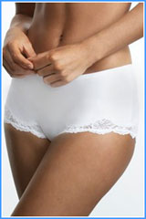 le mystere white lace boy leg 