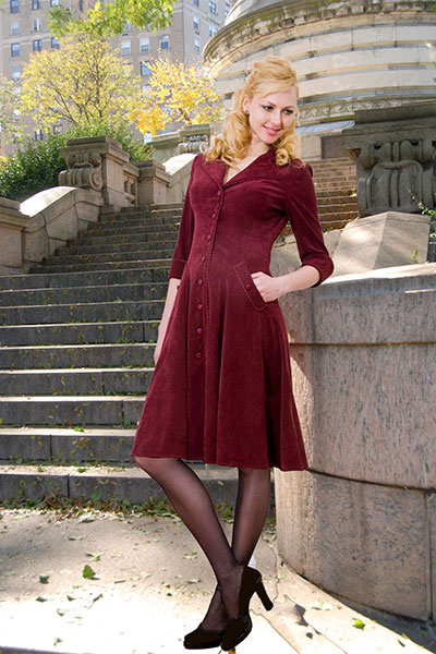 Bluesuits Merlot Coat Dress