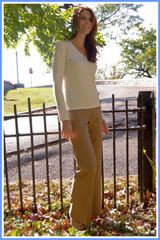 BLuesuits Cotton Boot-leg Pants