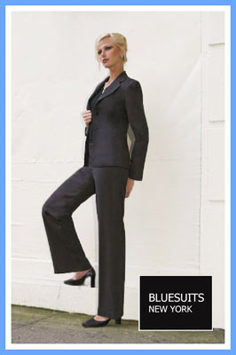 Bluesuits Straight leg tropical wool pants