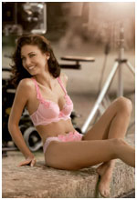 Ravage Reve Rose underwire bra& String Thong 