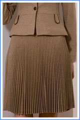 Bluesuits Herring Bone Sunburst pleated skirt