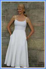 Blueusits Linen/Viscose Long Gored Skirt