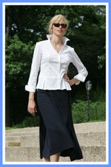 Bluesuits Faux Wrap Skirt
