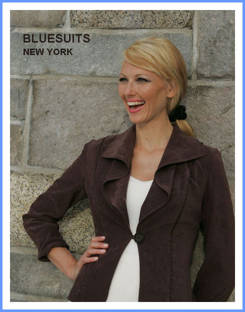 Bluesuits Ultra Suede Chocolate Jacket