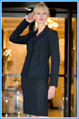 Bluesuits Pinstripe women's suit
