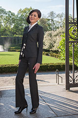 Bluesuits Madeleine Classic interview Suit with Bluesuits boot Leg Pants